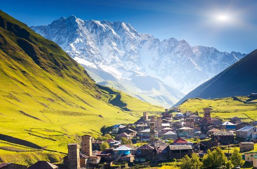Caucasus RC Photo of Georgia, Svaneti, Ushguli village, by Leonid Tit. Source: Adobe Stock